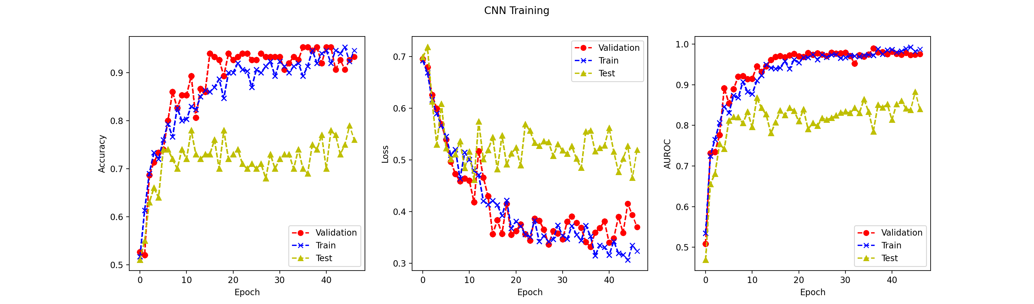 Final custom CNN training and validation curves